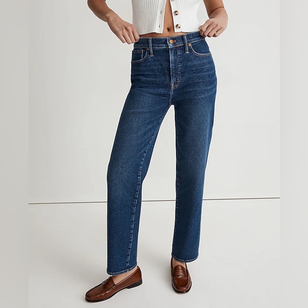 Madewell The Perfect Vintage Straight Jeans In Roxboro Wash